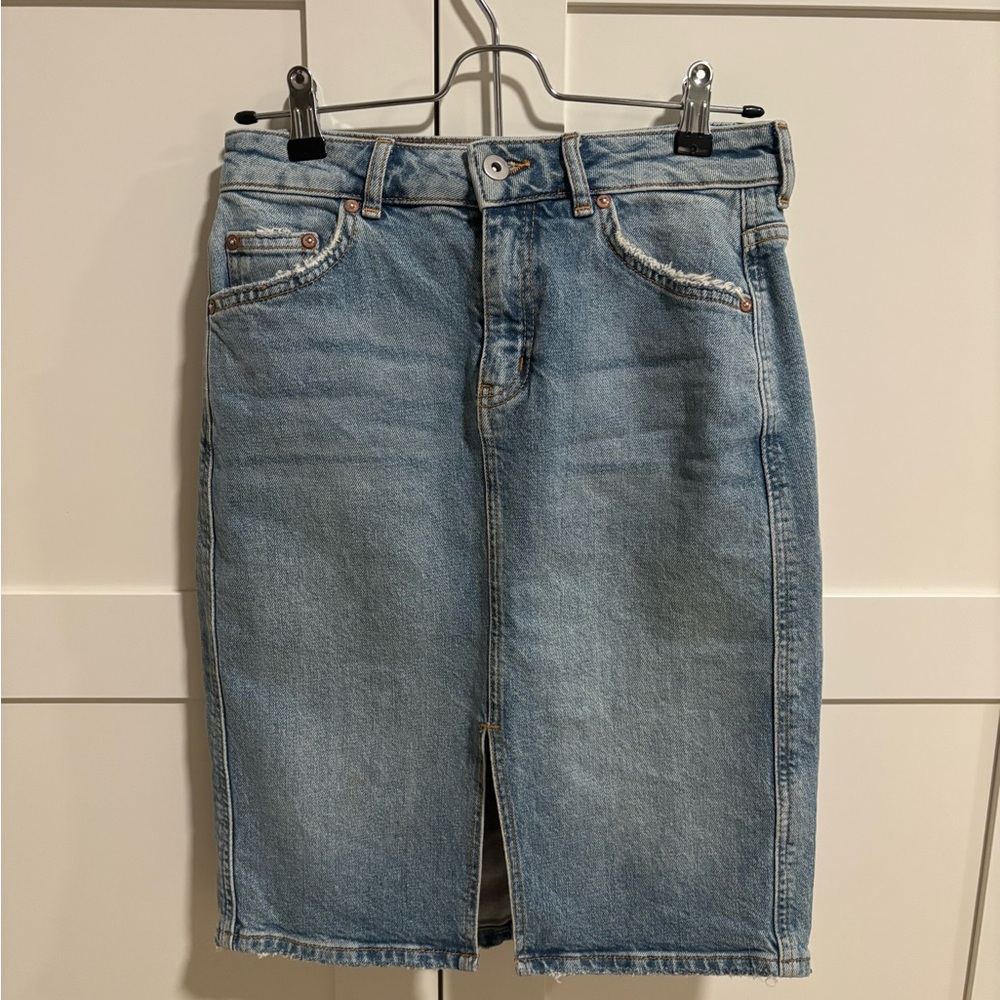 Anthropologie Denim Skirt